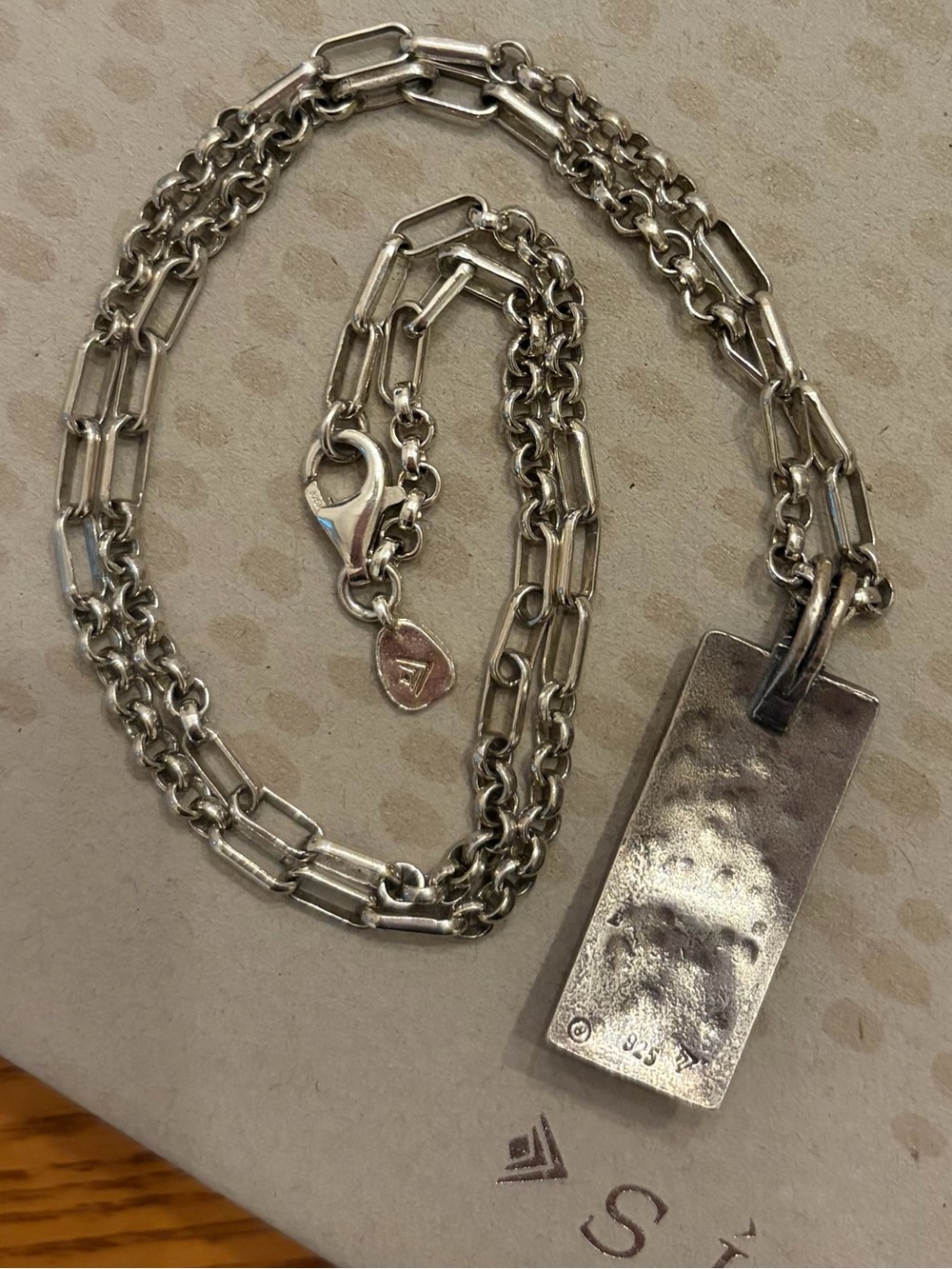 Vintage Silpada Sterling Silver and Labradorite Pendant “Timeless” Necklace - Picture 12 of 16